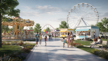 Digital-Signage für einen Freizeitpark